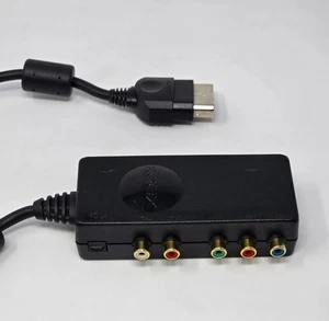 Original Xbox High Definition AV Pack OEM Component HD + Optical Adapter TESTED - Picture 1 of 4