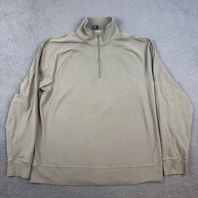 Lululemon Pullover Mens XL Half Zip Sweater Athletic Stretch Green LM3DTUS - Image 1 of 4