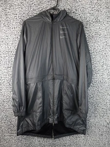Nike Repel Rain Jacket Coat Long Running Parka Windbreaker 933674 Women's Large - Picture 1 of 14