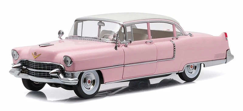 GREENLIGHT, CADILLAC Fleetwood serie 60 1955 Rosa, 1/18,  GREEN13648 - Immagine 1 di 1