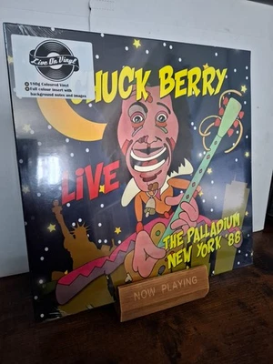 CHUCK BERRY-LIVE THE PALLADIUM NEW YORK 88, BLUE VINYL LP 180G(BRAND NEW SEALED) - Image 1 of 2