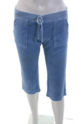 Juicy Couture Unisex Blue Sweat Shorts Size S - Image 1 of 4