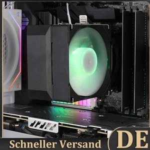 9 cm CPU-Lüfter, 4-poliger RGB-PC-Lüfter, ARGB-PWM-Gehäuselüfter für PC-Computer - Afbeelding 1 van 18