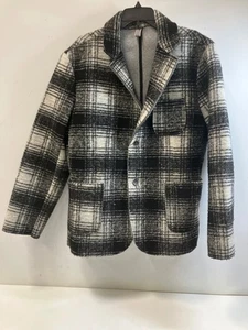 Gionfriddo Made in Italy Mens Boiled White Plaid Blazer (NWT) size L - Picture 1 of 7