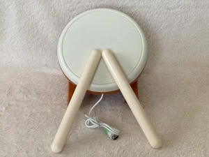 Taiko no Tatsujin Drum Controller Tatakon Nintendo Wii BANDAI Japan Used tested - Picture 1 of 17