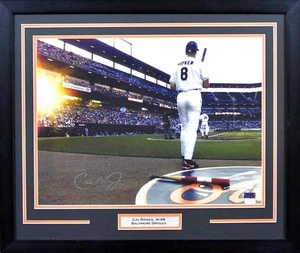 CAL RIPKEN JR AUTOGRAPHED BALTIMORE ORIOLES 16x20 FRAMED PHOTO JSA - Picture 1 of 1