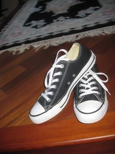 Unisex Converse Chuck Taylor All Star Ox schwarz (M9166) Herren Gr. 8, Damen Gr. 10 - Bild 1 von 16