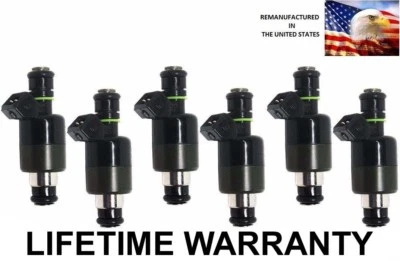  Juego de 6 inyectores de combustible originales Rochester para Pontiac Chevy Camaro Buick 3,8 L Foto 1 de 2