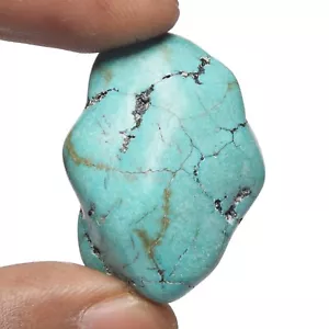 104 Ct. MINI BLUE Turquoise rock polished raw Rough stone Nugget Healing FA-543 - Bild 1 von 4