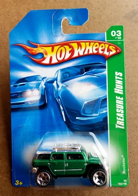 Hot Wheels ROCKSTER Metalflake Green 2008 TREASURE HUNTS Series #3/12 OR5SP #163 - Image 1 of 4