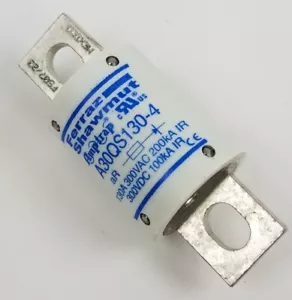 10 Mersen A30QS130-4 High Speed Amp-Trap Fuse 130A 300V Bolt-In Fast Acting NEW - Picture 1 of 7