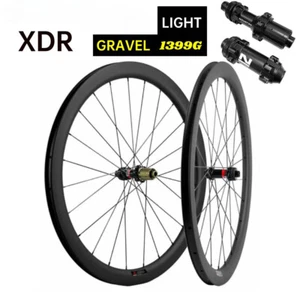 Carbon Fiber Road Bike Wheel Disc Brake 700C Center Lock Racing Bike Wheelset - Picture 1 of 15