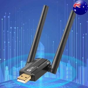 900Mbps USB WIFI 6 WiFi Card Dual Band 2.4/5Ghz NetworkCard for PC Desktop - Afbeelding 1 van 11