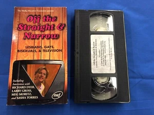 Off the Straight & Narrow VHS Tape MEF Media Education Foundation Lesbian Gay - Bild 1 von 3