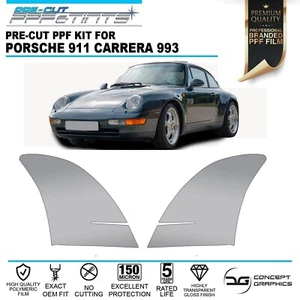 Radlauf Steinschlagschutz Lackschutzfolie hinten für Porsche 911 993 C4S Turbo - Bild 1 von 4