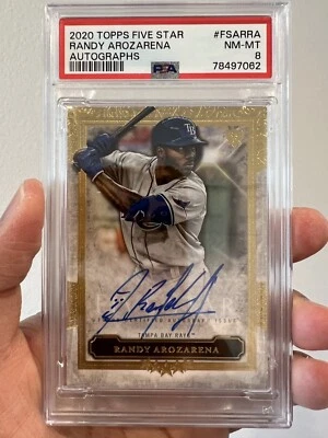2020 Topps Five Star - Autographs #FSA-RRA Randy Arozarena RC PSA 8 🔥 - Image 1 of 2