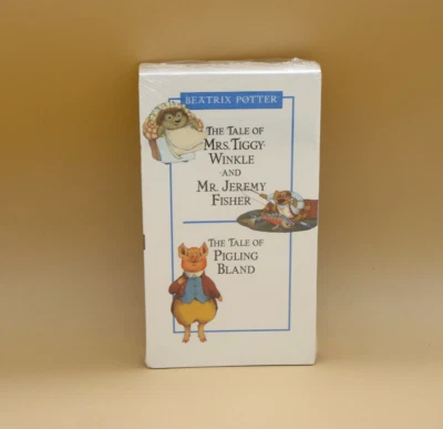 Повесть о миссис Тигги-Винкль и мистер Джереми Фишер VHS 1993 Беатрикс Поттер новый - Изображение 1 из 3