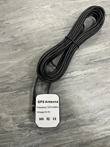 GPS Active Antenna, Mag Mount, SMA Plug, 5M - Picture 1 of 3