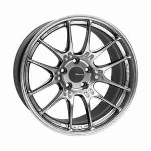 Enkei GTC02 18x9.5 5x114.3 15mm Offset 75mm Bore Hyper Silver Wheel - Picture 1 of 2