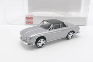 B114 BUSCH TURISMOS Karmann Ghia 1600 Coupé plata metálico bicolor NUEVO EMBALAJE ORIGINAL 45815 - Imagen 1 de 4