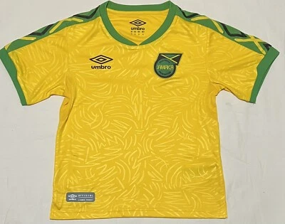 Umbro Jamaica National Team 20/21 Home Soccer Jersey Youth Sz: Large