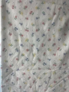 Blumen Babydecke Weiß 29 X 43 - Bild 1 von 7