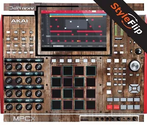 Recubrimiento Akai MPC-X | Madera #1 | Calcomanía protectora | StyleFlip Skins - Imagen 1 de 1