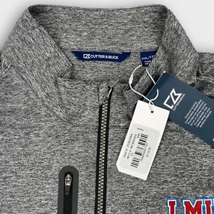 $120 Sudadera Loyola Marymount Cutter Buck Para Hombres 2XL Gris Rendimiento 1/4 Cremallera - Imagen 1 de 11