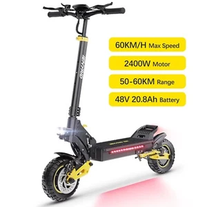 iENYRID ES1 Dual Motor Electric Scooter 2400W 10 Inch 48V 20.8AH 60KPH - Picture 1 of 18