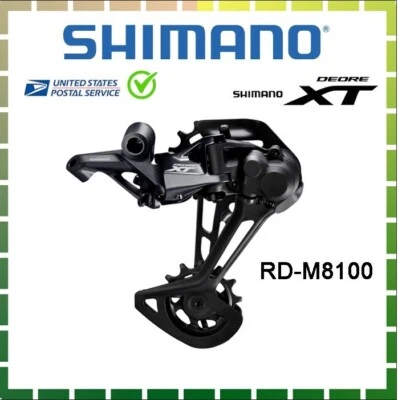 Shimano XT RD-M8100 SGS 12 Speed Rear Derailleur Long Cage MTB RD M8100 - Image 1 of 4