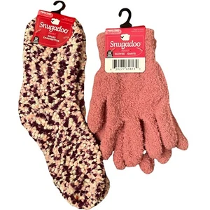 SUPER SOFT & Warm Snugadoo Adult Gloves, Pink Solid Womens - Picture 1 of 1
