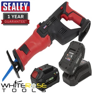 Sealey Cordless Reciprocating Saw Kit 20V SV20 Series 2 Batteries Charger Bag - Picture 1 of 8