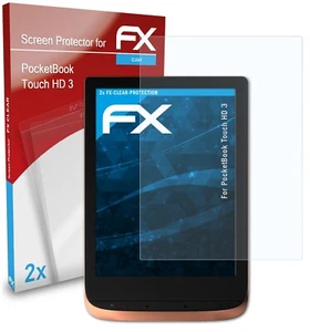 atFoliX 2x Protecteur d'écran pour PocketBook Touch HD 3 clair - Photo 1/9