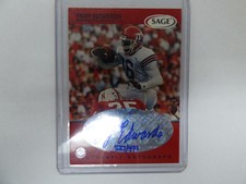 Troy Edwards 1999 Sage Autograph Rookie Card A17 827/999