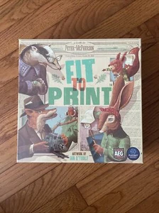 BRAND NEW SEALED Fit to Print Board Game Flatout Games Alderac - Picture 1 of 3