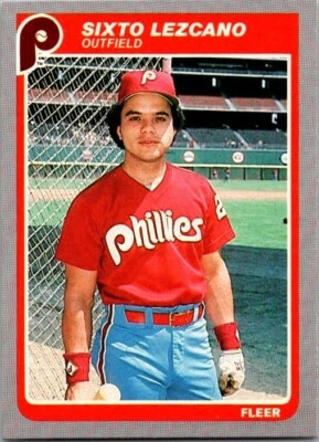 1985 Fleer - Sixto Lezcano #258 - Image 1 of 2
