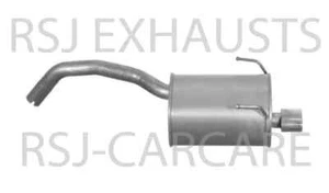 EEC EFT850 EXHAUST REAR BACK BOX SILENCER WITH CHROME TRIM - Picture 1 of 5