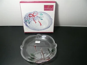Celebrations By Mikasa Holiday Bells Collection Sweet Dish NIB Original Box- 4F - Picture 1 of 6