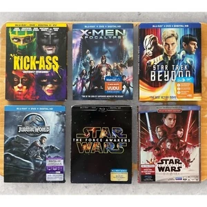 Lot Of 6 Blu-ray And Dvd Movies SciFi & Action - Picture 1 of 3