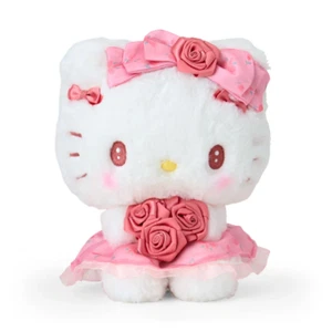 Muñeca de peluche Sanrio Hello Kitty (Dolly Rose) Japón NUEVO personajes de Sanrio - Imagen 1 de 3