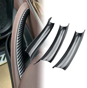 Für BMW X5 F15 14–18 Innen Türgriff Abdeckung Verkleidung Satz Kohlefaser-Optik - Bild 1 von 13