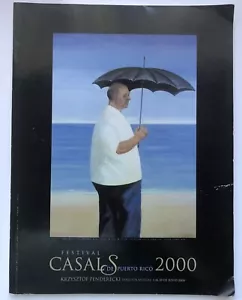 Programmprogramm Festival Casals 2000 Pablo Casals San Juan Puerto Rico - Bild 1 von 4