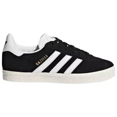 Adidas Originals Gazelle Black White Gold Suede Shoes BB2507 Youth Size 13K - Image 1 of 4