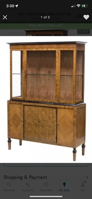 Vitrina estilo BIEDERMEIER vintage Foto 1 de 3