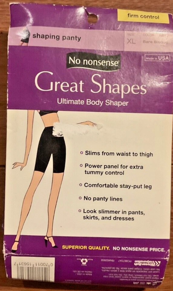 Panty modelador perfiles leggs talla XL bisque desnudo Foto 1 de 1