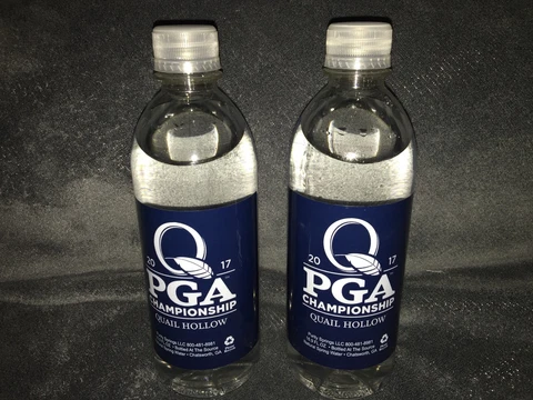 2017 PGA CHAMPIONSHIP, QUAIL HOLLOW 2-WATER BOTTLES 16.9 FL.OZ. (NEW-UNOPENED) Cover