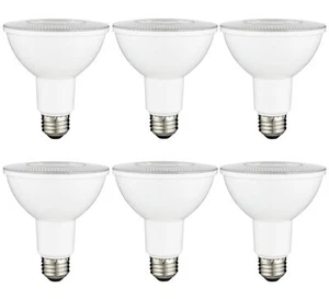 6Pack PAR30 Long Neck LED Flood Light Bulb, 9W (75W), Dimmable, 5000K, 850LM - Picture 1 of 1