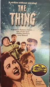The Thing VHS It strikes without warning science fiction classic best chiller - Picture 1 of 3