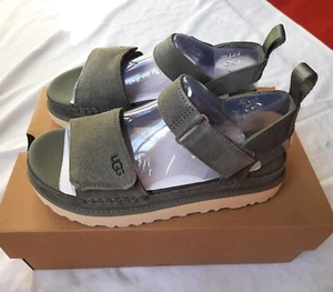 UGG Sandalen Goldenstar Gr. 39,5 passt 39 Neu im Originalkarton Khaki Ungetragen - Bild 1 von 17