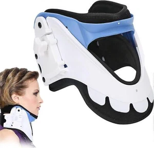 Cervical Traction Device Men Women Portable Adjustable Neck Support Brace - Picture 1 of 5